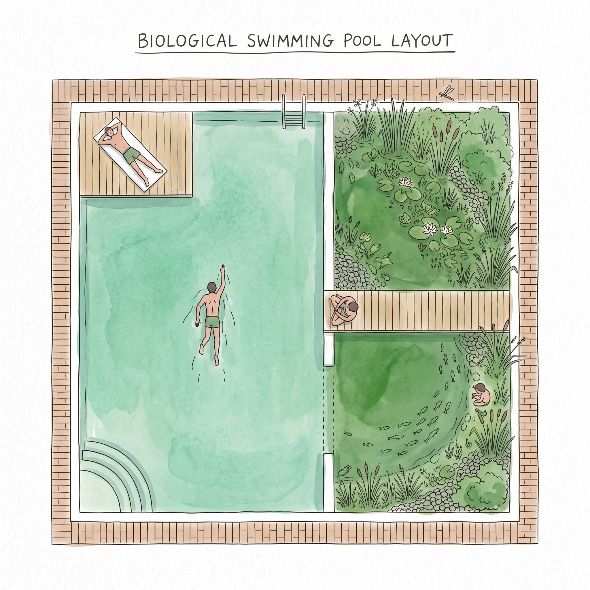 Bio pool illustration